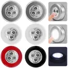 1-8Pack LED Touch Push Light Self-Stick Battery On Click Button Spot Lights AU