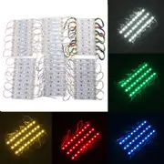 10 Pieces 5050 SMD 30 LED Module Rigid Strip String Light Multi-Colors Waterproof DC 12V 4732 RGB