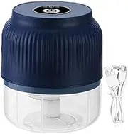 Garlic Grinders - Electric Chopper | Cordless Chopper Blender | Food Chopper | Wireless Portable Food Grinder | Food Processor and Blender for Pork Carrots Potatoes Chili Peppers Pumpkin