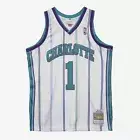 MITCHELL & NESS NBA SWINGMAN JERSEY CHARLOTTE HORNETS 1999 BARON DAVIS