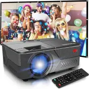 Pansonite Mini Led Projector - Supports 1080P and Max.200''