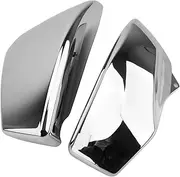 Wivplex ABS Motorcycle Chrome Battery Side Cover Fairing Guard Moto VTX1800 R/Retro S/Spoke N/Neo T/Tourer 2002-2008 Motorcycle Battery Side Cover(Chrome)
