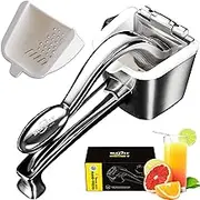 Lemon Squeezer Stainless Steel, Citrus Juicer Hand Press, Lemon Juicer Squeezer Hand Juicer, Lime Squeezer, Heavy Duty Manual Juicer, Orange Juice Squeezer, Pomegranate Juicer