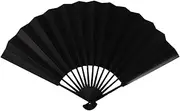 Jubepk Hand Folding Fan, Craft Decorative Folding Fan, Foldable White Traditional Dancing Props for Decor Event Party Dance Decoration Supplies