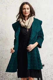 Gem Oversized Coat--MET-EL823
