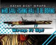 Spaceship Abstract 14ft KAYAK VINYL WRAP KIT GRAPHIC DECAL/STICKER