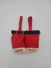 Rare Coke, Coca-Cola Collectible Ad, Santa Claus Pants Drink Carrier Taiwan