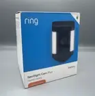 Ring Spotlight Cam Plus Outdoor Security Camera Battery Black