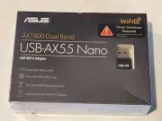 ASUS USB-AX55 Nano AX1800 Dual Band Wi-Fi 6 USB Adapter NEW 1 YEAR WARRANTY