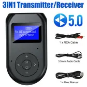 5V 3 in1 Hands-Free Bluetooth Wireless Music Adapter Witn 3.5mm Audio Cable b