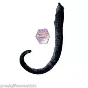 BLACK CAT MOUSE LONG TAIL Costume Accessory Animal Plush Furry Child Adult Kitty