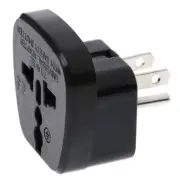 Universal EU UK AU to US USA Canada AC travel power plug adapter converter-B_D6