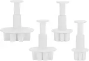 Fondant Cutter Cake Decorating Tool Set - 4Pcs Flower Pattern Baking Utensils for Kitchen Supplies