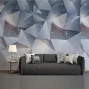 [MYPALL] Wall Mural 3D Effect Abstraction & Mise-en-scène Mural Wallpaper Non-Woven Home Decor for Home Bedroom Indoor and TV Background 157.5"W x110.3 "H