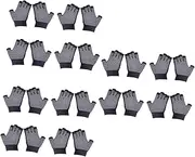 [INOOMP] 3sets Ski Gloves Warm Knitted Half Finger Gloves Anti-Slip Yoga Gym 4pairs*3