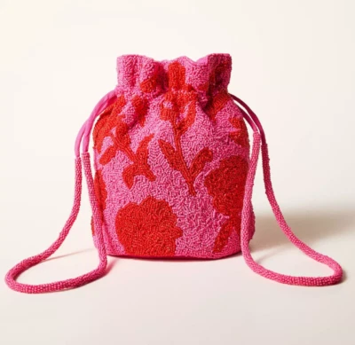 Kate Spade new york x Target Beaded Rose Drawstring Bucket Bag - Limited Edition