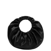 [Alexander Wang] 壓紋標誌新月形緞面小提手包