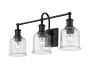 Bryant 3-Light Bathroom Vanity Light In Matte Black