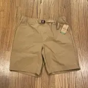 Brixton Steady Cinch X Short 8" Mojave Tan Relaxed Fit Mens MEDIUM NWT