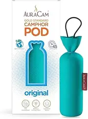 AuraCam Gold Standard Camphor Pod/Camphor Cone (Oudh) - Set of 2 - Camphor Pod Air freshener for Room, Car, Bathroom, Office & Toilet | Long-Lasting Camphor Cone for Home(Camphor Pod - Original)