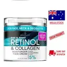 RETINOL + COLLAGEN Moisturiser Face Cream w/ Hyaluronic Wrinkles Anti Aging 55ml