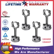Engine Pistons Rings Connecting Rod Kit Fits For Buick Chevrolet GMC Saturn 2.4L