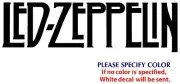 Led Zeppelin Metal Music Rock Band Funny Vinyl Sticker Decal Car Window Wall 7"