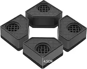 Strengthen Washing Machine Anti Vibration Pads Rubber Feet Legs Mat Silent Washer Dryer Furniture Support Dampers Stand(Gray 4Pcs A)