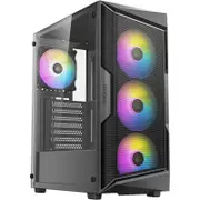 Antec AX61 Elite High Airflow Gaming Case, Stylish Mesh, 4x ARGB 120mm Fans included