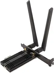 PCIE Network Adapter, Low Latency Plug and Play 5.3 Card Low Power Consumption Heat Sink for 11 for Desktop PC, Denashuecg3prnd7