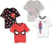 [Amazon Essentials] Disney | Marvel | Star Wars Boys and Toddlers' Short-Sleeve T-Shirts (Previously Spotted Zebra), Multipacks