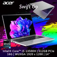 在飛比找PChome24h購物優惠-【羅技PRO X滑鼠組】ACER Swift GO SFG1