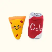 在飛比找樂天市場購物網優惠-【SofyDOG】ZippyPaws 美味喵關係-披薩&可樂