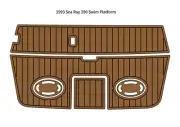 1993 Sea Ray 290 Swim Platform Pad Boat EVA Foam Faux Teak Deck Floor Mat
