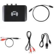 NFC Wireless Music Audio Bluetooth5.0 Receiver Adapter w/ Coaxial RCA Output
