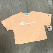 NWT Champion Peach Graphic Crop Top - Size XS