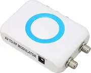 M65A‑NTSC Digital RF Modulator, R CA to RF Modulator RF Coaxial Converter, Professional HD VHF Demodulator Converter for CATV System, F Female Connector