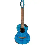 Flight Comet EQ-A Tenor Mahogany Ukulele, Blue