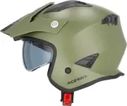 Acerbis Aria Solid, open face helmet , color: Matt Olive/Black , size: M