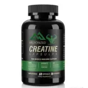 Micronized creatine monohydrate powder, no essence, ketone60 vegetarian capsules
