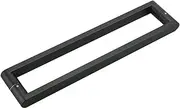 Sliding Door Handles Black, Barn Door Pull Handle Hardware Set with Screws Internal/External Bar Two-Sided Handle Heavy Duty for Patio Kitchen Bathroom Shower, Stainless Steel
