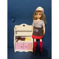 在飛比找蝦皮購物優惠-TOMY LICCA 莉卡娃娃 甜甜圈制服 甜甜圈店員 服務