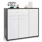Giantex Buffet Sideboard Wooden Storage Cabinet Organizer Hallway Table Kitchen