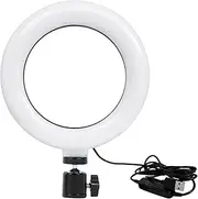 Phone Ring Clip - Adjustable Tripod Photography, Led Selfie Light USB | Camera Fill Light with Remote Control & Multiple Lighting Modes, Ring Light for Phone Charge, Computer, Laptop, powerr Bank