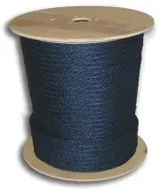 ANCHOR ROPE DOCK LINE 5/8" X 400' BRAIDED 100% NYLON NAVY BLUE MADE IN USA