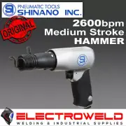 SHINANO Pneumatic Air Hammer 2600 bpm Pistol Grip Needle Scaler Chisel SI-4120A