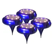 4pcs or 8pcs Solar Powered LED Ground Light