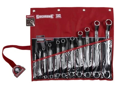 Sidchrome METRIC RING SPANNER SET SCMT21211 11Pcs TorquePlus Fastening*AUS Brand