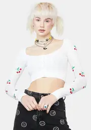 Salty Sweet And Sour Cropped Cardigan