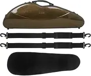 [Vaveren] 4/4 Violin Case Sturdy Built in Hygrometer Professional Violin Travel Case Violin Box for Players Gift Beginner Violin Lovers, Brown